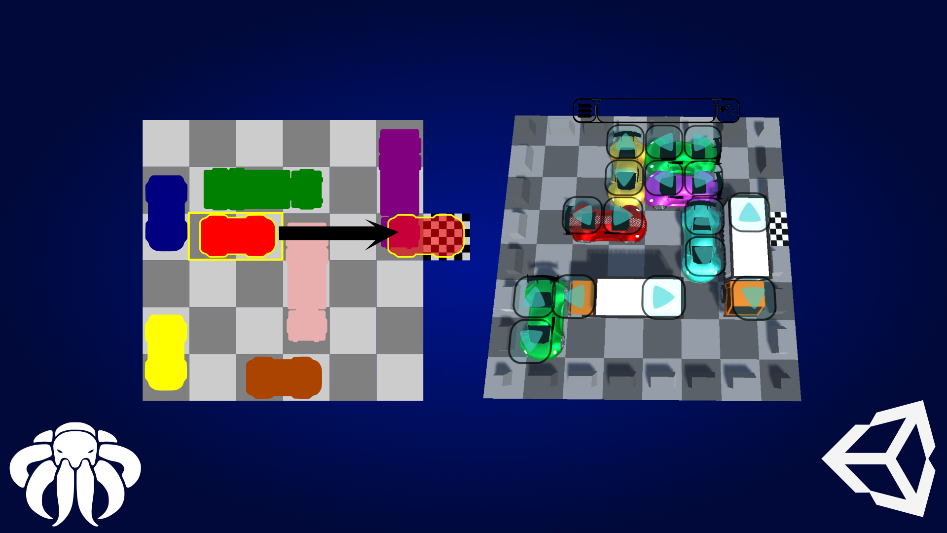 Unity Game Tutorial: IQ Car – Unblock Car – Puzzle Game